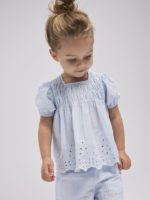 Name it Παιδική Μπλούζα για Κορίτσι Μπλε 13227303-Chambray-Blue