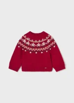 Mayoral Βρεφικό Πουλόβερ για Κορίτσι Κόκκινο 13-02311-033