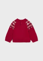 Mayoral Βρεφικό Πουλόβερ για Κορίτσι Κόκκινο 13-02311-033 - Image 2