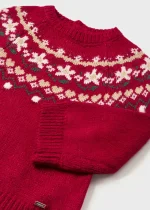 Mayoral Βρεφικό Πουλόβερ για Κορίτσι Κόκκινο 13-02311-033 - Image 3