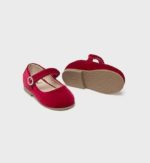 Mayoral Παιδικές Μπαλαρίνες για Κορίτσι Κόκκινο Βελουτέ 13-42391-081 - Image 6