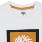 Timberland Παιδικό Μπλουζάκι για Αγόρι Λευκό T60215-10P - Image 3