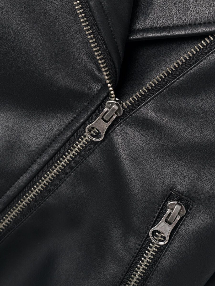 13225758_Black_005 Name it Παιδικό Τζάκετ Δερμάτινο για Κορίτσι Μαύρο 13225758 - Image 5