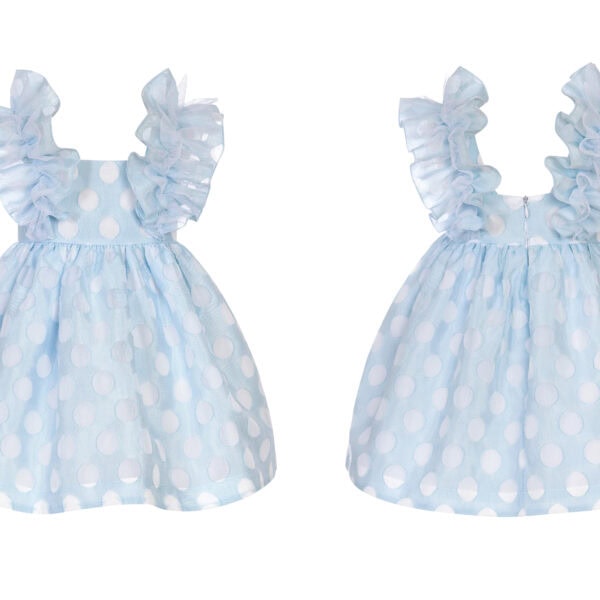 Balloon Chic Παιδικό Φόρεμα για Κορίτσι Μπλε 241F0229