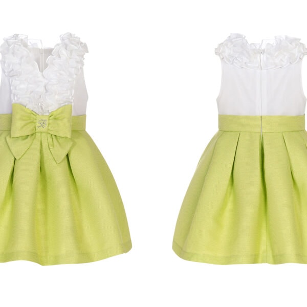 Balloon Chic Παιδικό Φόρεμα για Κορίτσι Λευκό 241F0232