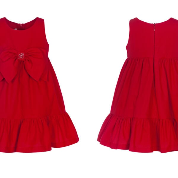 Balloon Chic Παιδικό Φόρεμα για Κορίτσι Κόκκινο 241F0233
