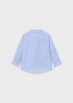 Mayoral Παιδικό Πουκάμισο μακρυμάνικο λινό για Αγόρι Μπλε 24-00117-031 - Image 2