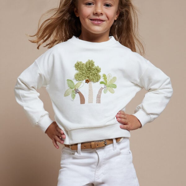 Mayoral Παιδικό Σορτς Καπαρτινέ για Κορίτσι Λευκό 24-00234-034