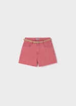 Mayoral Παιδικό Σορτς Καπαρτινέ για Κορίτσι Ροζ 24-00275-070