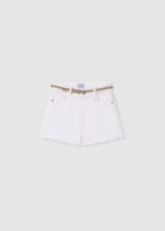 Mayoral Παιδικό Σορτς Καπαρτινέ για Κορίτσι Εκρού 24-00275-071