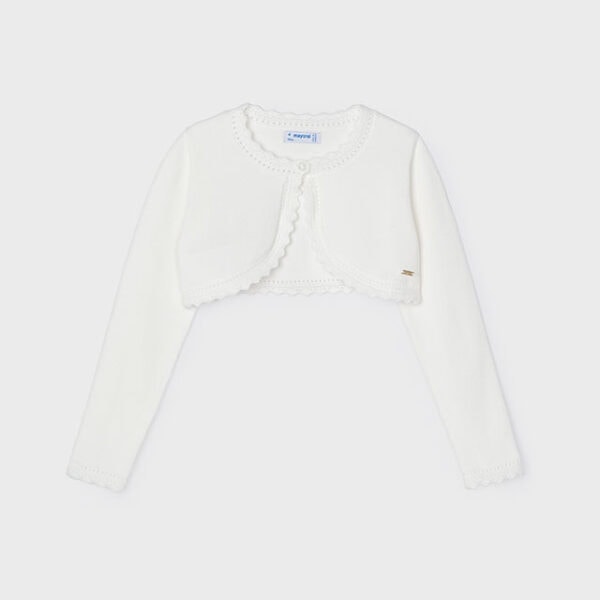 Mayoral Παιδικό Μπολερό πλεκτό  για Κορίτσι Εκρού 24-00320-052