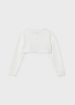 Mayoral Παιδικό Μπολερό πλεκτό  για Κορίτσι Εκρού 24-00320-052 - Image 2