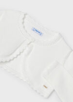 Mayoral Παιδικό Μπολερό πλεκτό  για Κορίτσι Εκρού 24-00320-052 - Image 3