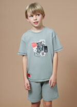 Mayoral Παιδική Βερμούδα φούτερ για Αγόρι Πράσινο 24-00600-017