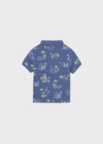 Mayoral Παιδικό Πόλο κοντομάνικο Σταμπωτό για Αγόρι Μπλε 24-01107-076 - Image 3