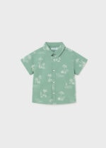 Mayoral Παιδικό Πουκάμισο μάνικο Σταμπωτό για Αγόρι Πράσινο 24-01112-081 - Image 2
