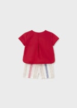 Mayoral Παιδικό Σετ Παντελόνι κοντό για Αγόρι Κόκκινο 24-01219-058 - Image 2