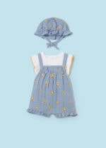 Mayoral Παιδικό Σετ Σαλοπέτα με Καπέλο για Κορίτσι Τζιν 24-01609-051 - Image 2