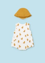 Mayoral Παιδικό Φόρμακι και Καπέλο ισιο για Αγόρι Κίτρινο 24-01614-042 - Image 3