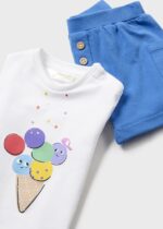 Mayoral Παιδικό 2 Σετάκια Μπλούζα Σορτσάκι για Αγόρι Πορτοκαλί 24-01627-066 - Image 4