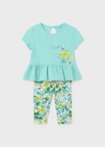 Mayoral Παιδικό Σετ Κολάν Σταμπωτό  για Κορίτσι Μπλε 24-01734-046