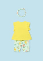 Mayoral Παιδικό Σετ κολάν καπρι με Στέκα για Κορίτσι Κίτρινο 24-01792-016 - Image 2