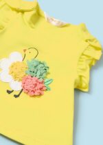 Mayoral Παιδικό Σετ κολάν καπρι με Στέκα για Κορίτσι Κίτρινο 24-01792-016 - Image 3