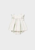 Mayoral Παιδικό Φόρεμα ριγες λινο  για Κορίτσι Πράσινο 24-01829-060 - Image 2