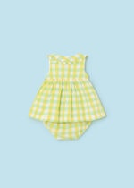 Mayoral Παιδικό Φόρεμα Καρό για Κορίτσι Κίτρινο 24-01835-076 - Image 2