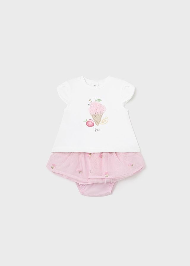 24-01838-049-L-4 Mayoral Παιδικό Σετ Φούστα τούλι για Κορίτσι Ροζ 24-01838-049 - Image 1