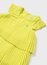 Mayoral Παιδικό Φόρεμα πλισέ  για Κορίτσι Κίτρινο 24-01911-083 - Image 3
