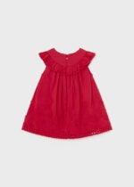 Mayoral Παιδικό Φόρεμα μπορντουρα κεντητη για Κορίτσι Κόκκινο 24-01915-011 - Image 2