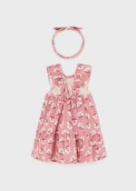 Mayoral Παιδικό Φόρεμα Σταμπωτό Στέκα για Κορίτσι Φούξια 24-01926-089 - Image 2