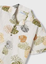 Mayoral Παιδικό Πουκάμισο μάνικο Σταμπωτό για Αγόρι Πράσινο 24-03114-059 - Image 4