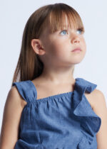 Mayoral Παιδική Πουκαμίσα λινή  για Κορίτσι Μπλε 24-03176-014 - Image 5