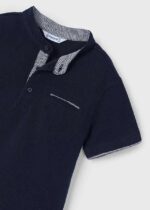 Mayoral Παιδικό Σετ Βερμούδα λινή Πόλο  για Αγόρι Μπλε 24-03282-038 - Image 3