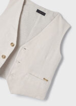 Mayoral Παιδικό Γιλέκο λινό κουστουμιού για Αγόρι Μπεζ 24-03359-050 – Bild 4