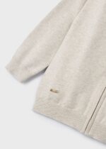 Mayoral Παιδική Ζακετα Πλεκτή φερμουάρ  για Αγόρι Μπεζ 24-03362-039 - Image 3