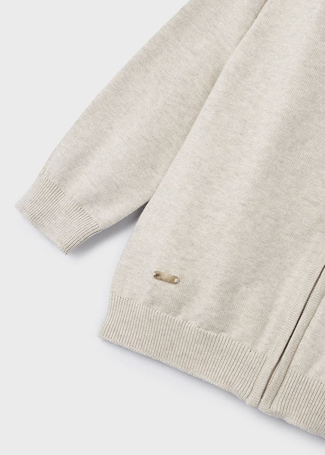 24-03362-039-L-6 Mayoral Παιδική Ζακετα Πλεκτή φερμουάρ  για Αγόρι Μπεζ 24-03362-039 - Image 3