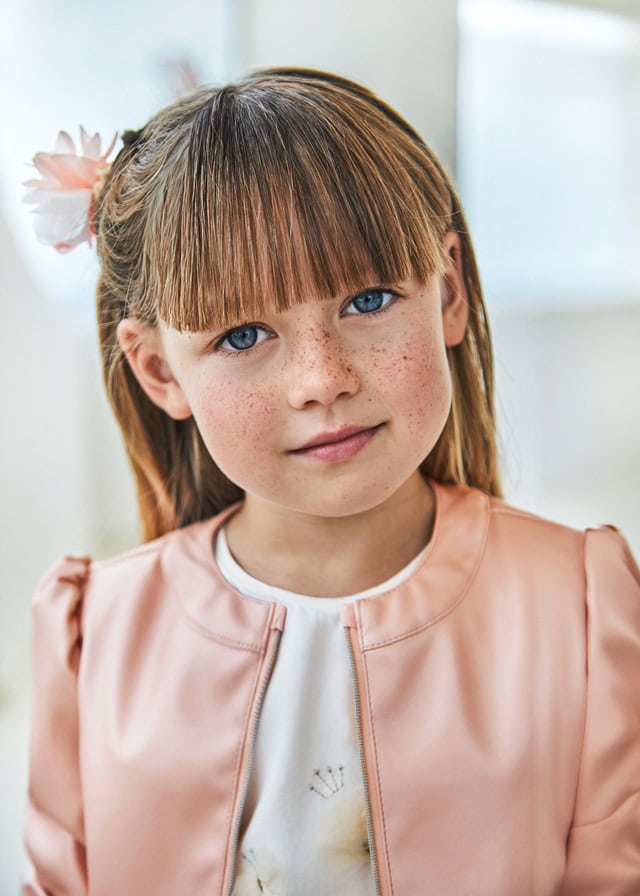 24-03470-079-L-2 Mayoral Παιδικό Σακάκι  για Κορίτσι Ροζ 24-03470-079 - Image 5