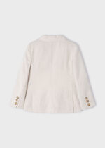 Mayoral Παιδικό Σακάκι λινό κουστουμιού για Αγόρι Μπεζ 24-03486-076 - Image 2