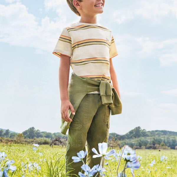 Mayoral Παιδικό Παντελόνι cargo για Αγόρι Πράσινο 24-03545-070