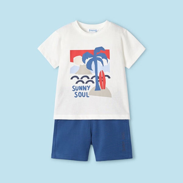 Mayoral Παιδικό Σετ Μακό Sunny Soul για Αγόρι Μπλε 24-03602-082