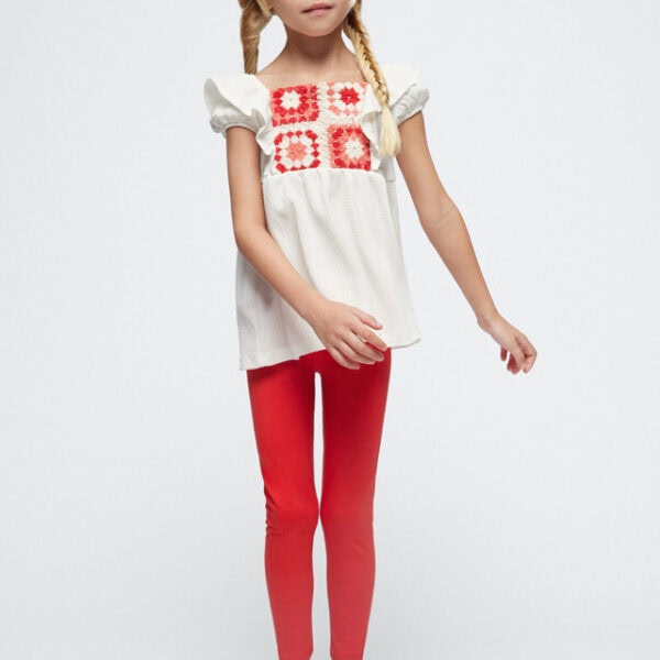 Mayoral Παιδικό Σετ Κολάν κροσε για Κορίτσι Κόκκινο 24-03705-083