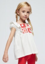 Mayoral Παιδικό Σετ Κολάν κροσε για Κορίτσι Κόκκινο 24-03705-083 - Image 5