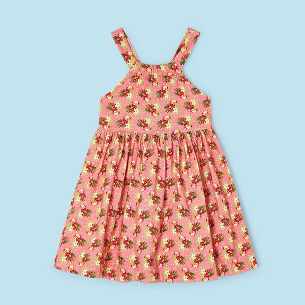 Mayoral Παιδικό Φόρεμα Μακό Σταμπωτό  για Κορίτσι Σομόν 24-03945-010