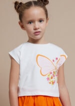 Mayoral Παιδικό Σετ Φούστα 3 τεμαχια  για Κορίτσι Πορτοκαλί 24-03954-060 - Image 5