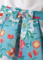 Abel & Lula Παιδικό Φόρεμα Σατέν Σταμπωτό  για Κορίτσι Μπλε 24-05023-006 - Image 5