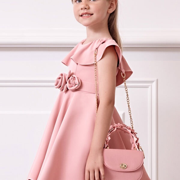 Abel & Lula Παιδικό Φόρεμα κρεπ φαρδυ για Κορίτσι Ροζ  24-05042-026