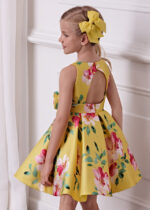 Abel & Lula Παιδικό Φόρεμα Μικάδο Σταμπωτό για Κορίτσι Κίτρινο  24-05057-004 - Image 3